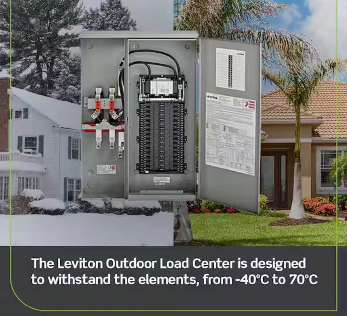 Leviton 200 Amp 42-Space, 42-Circuit Outdoor All-In-One