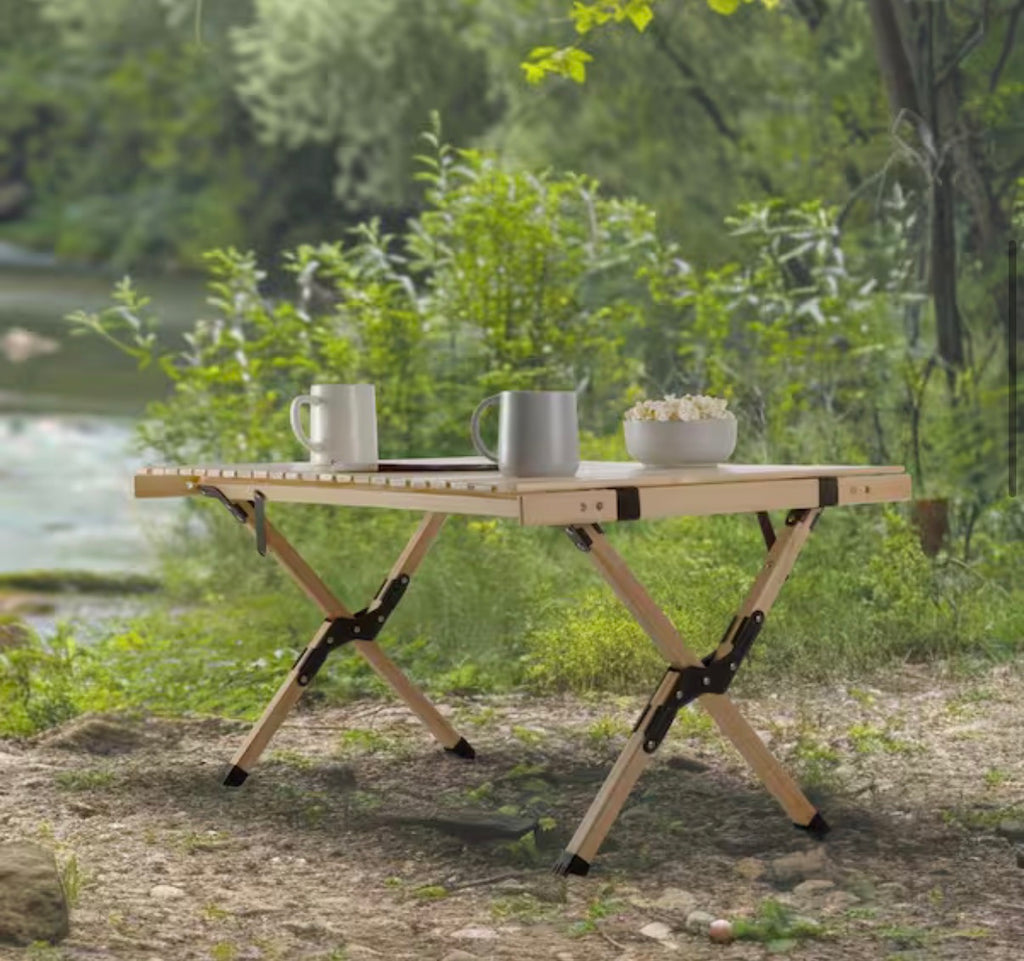 Portable Camping Wood Picnic Table