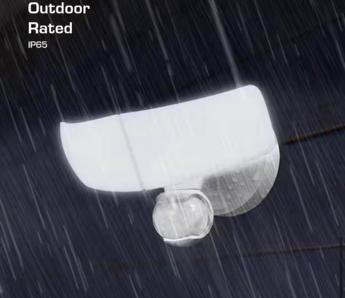 2000 Lumens MaxDetect 240° White Motion Sensor Flood Light
