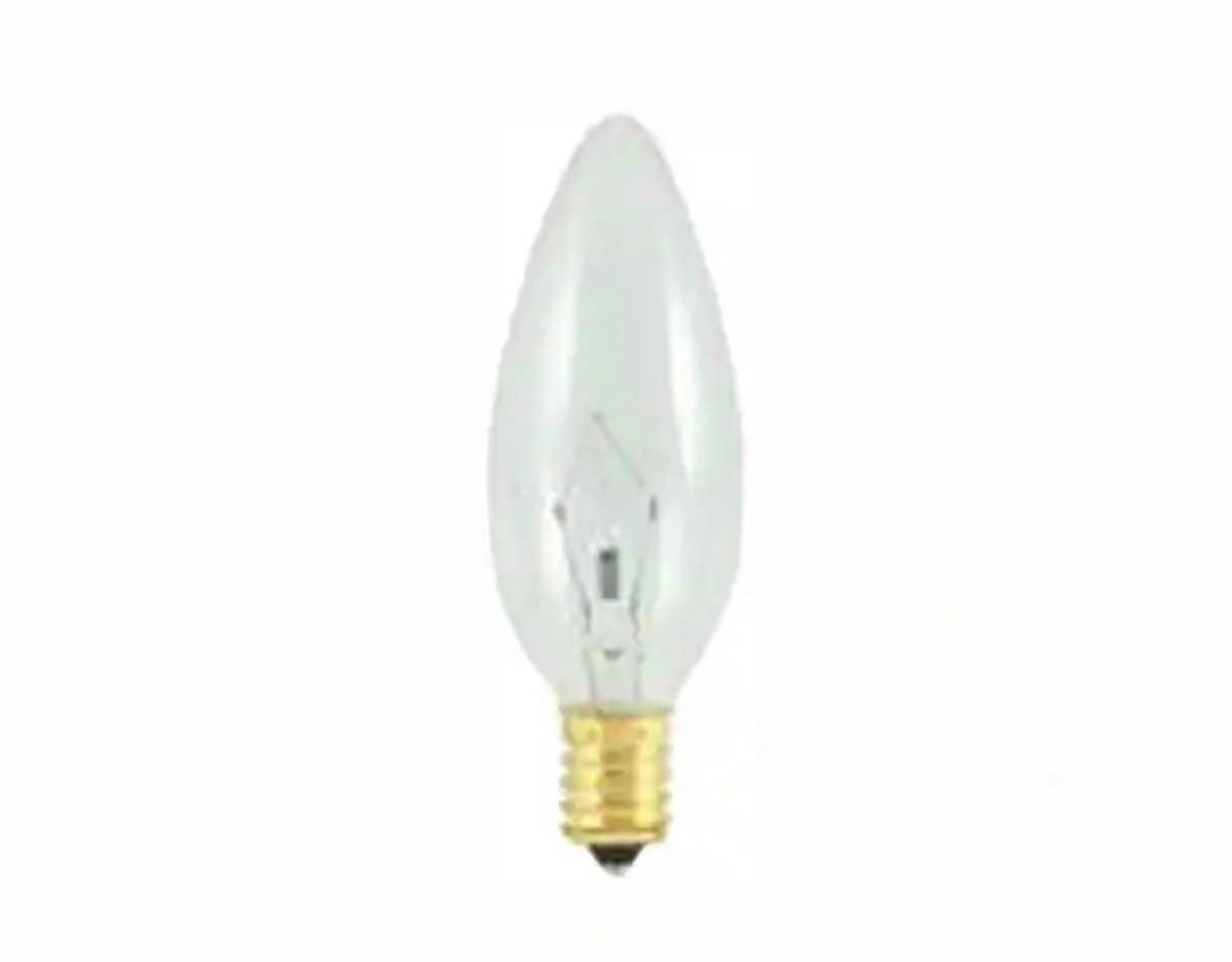 25-Watt Warm White Light B10 (E14) Light Bulb (25-Pack)