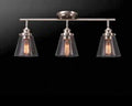 Jackson 2 ft. 3-Light Brushed Nickel Fixed Track Lighting