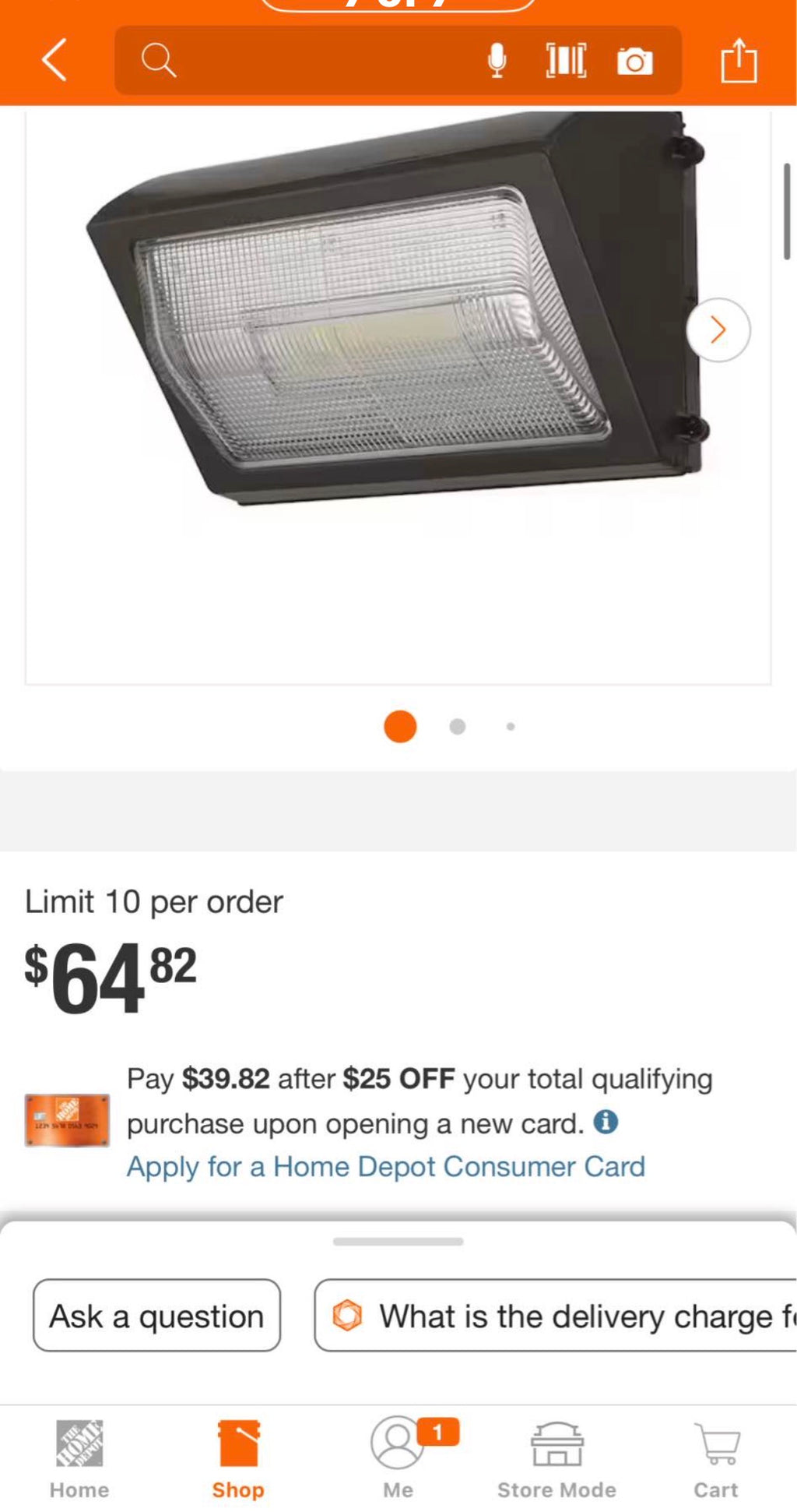 LED Outdoor Light  with Borosilicate Lens