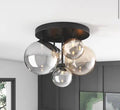 Modern 5-Light Semi Flush Mount Ceiling Light