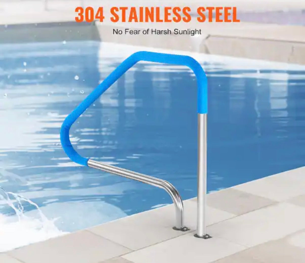 Pool Handrail, 46 x 37 in