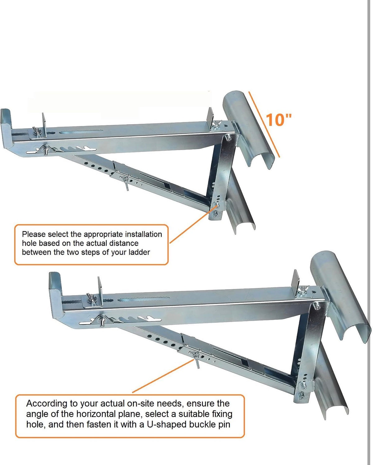 Ladder Jacks Scaffold Bracket for Working Stage (1 Pair)