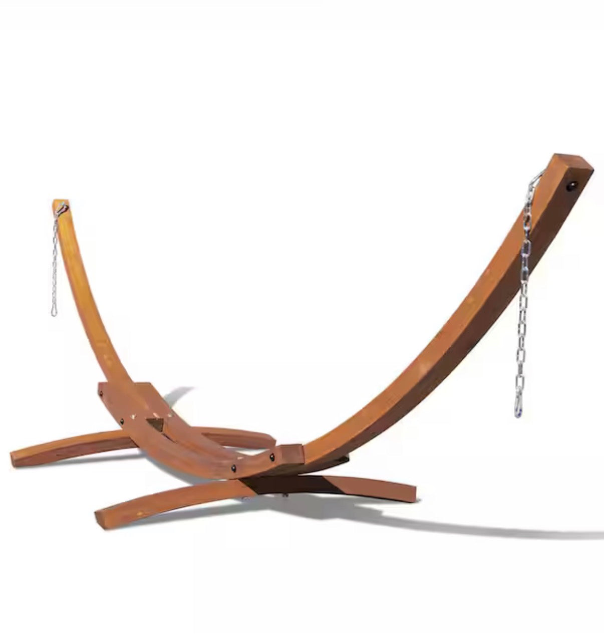 13 ft. Pine Hardwood Arc Frame Hammock Stand ( missing some hardware)