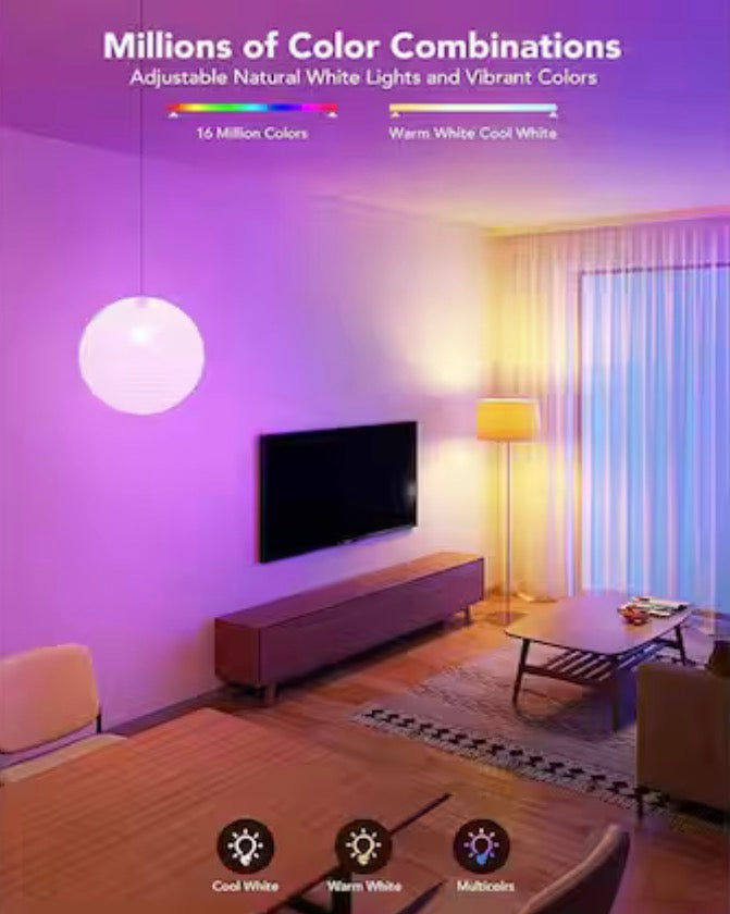 Govee Smart Wi-Fi LED Bulb 4-Pack