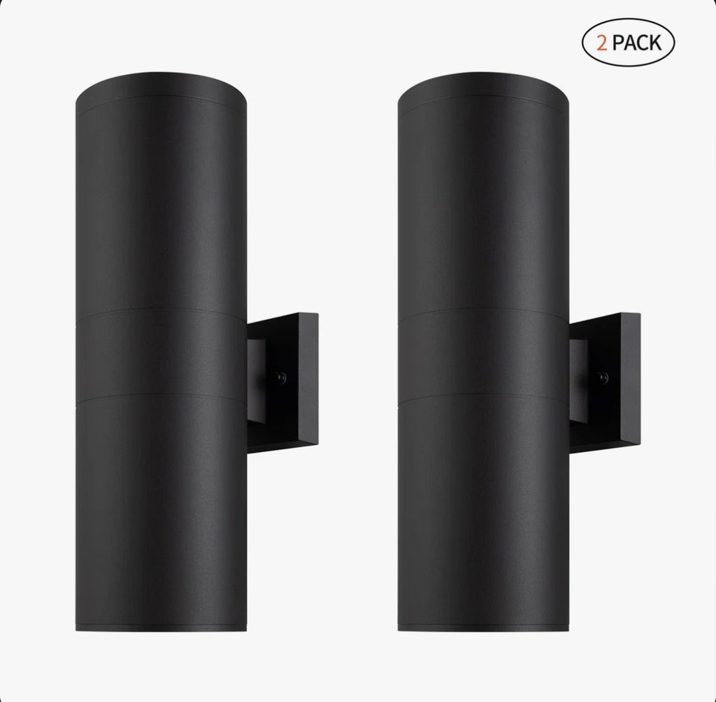 Raley 2- Bulb Outdoor Wall Lantern (Set of 2)