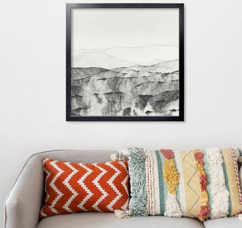 20x20 Picture Frame Black