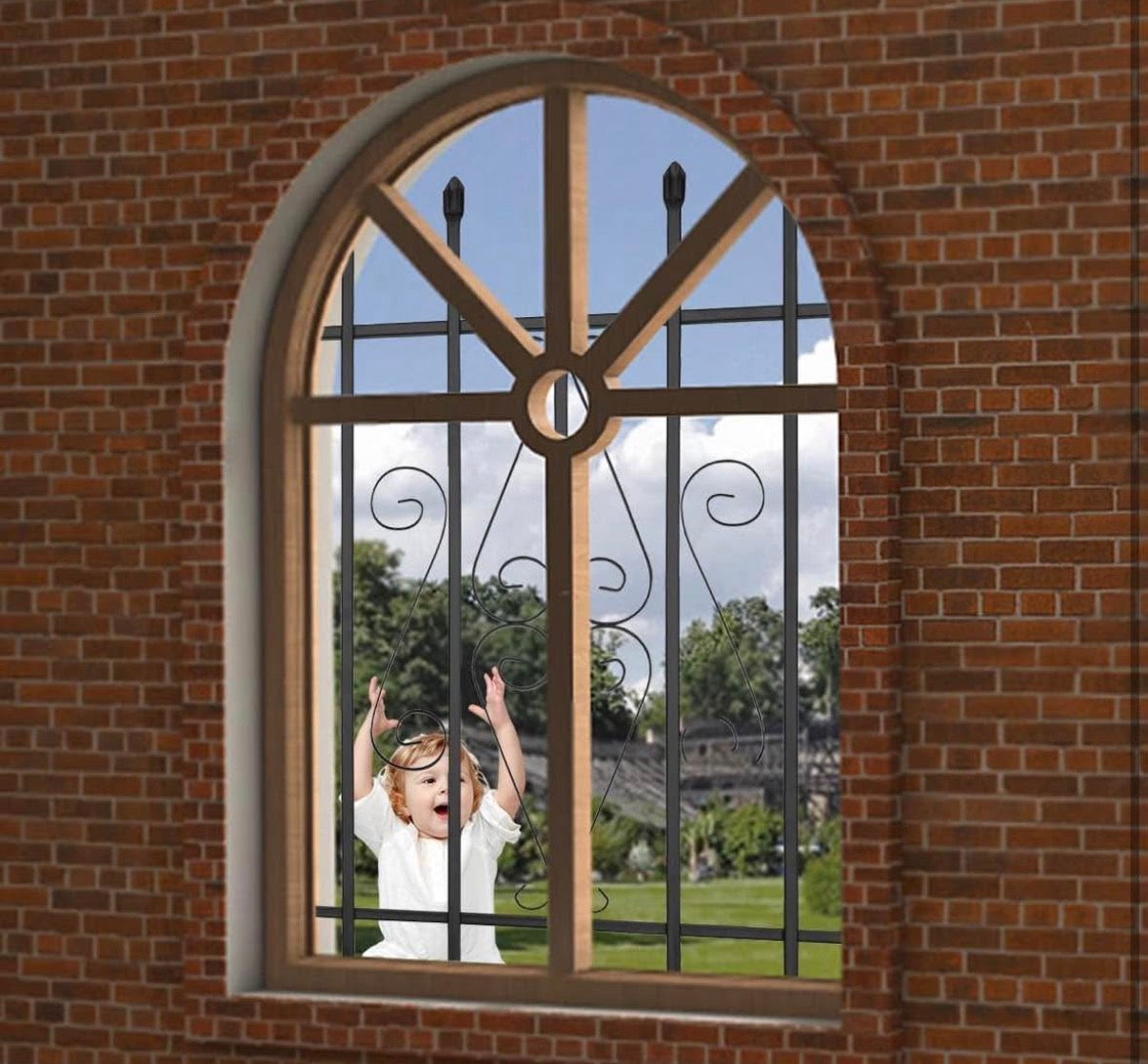 2 pack Window Security Bars Guards