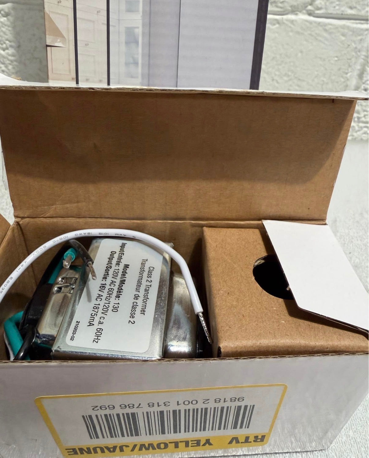 Wired TransformerCompatible with Most Video Doorbells