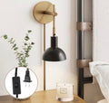 Plugin Wall Sconce Light Fixture