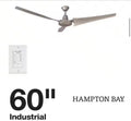 Industrial 60 in. Indoor/Outdoor Ceiling Fan with Wall Control