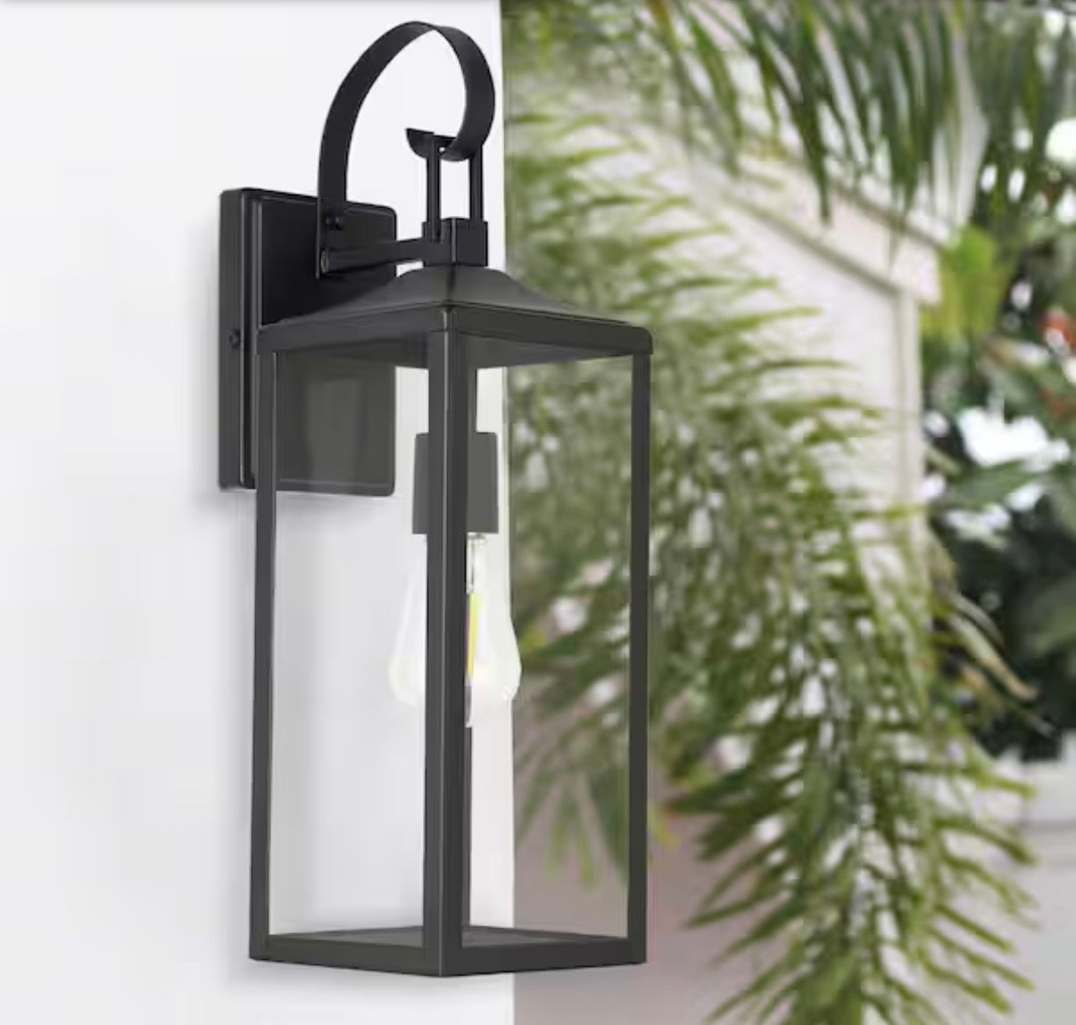 16 in. Dusk to Dawn Outdoor Wall Light