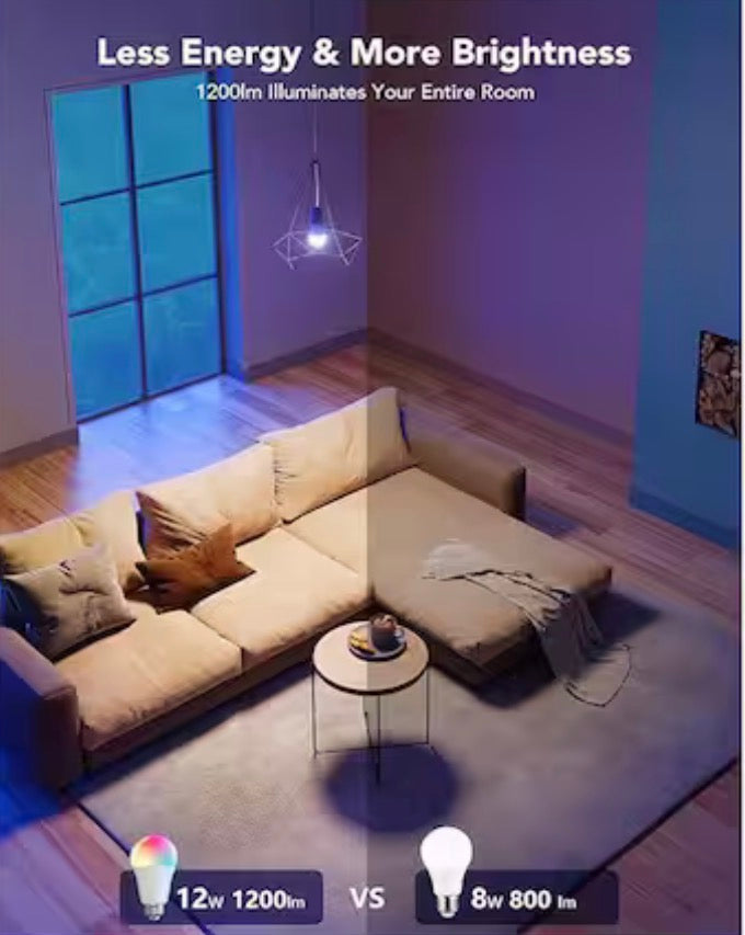Govee Smart Wi-Fi LED Bulb 4-Pack