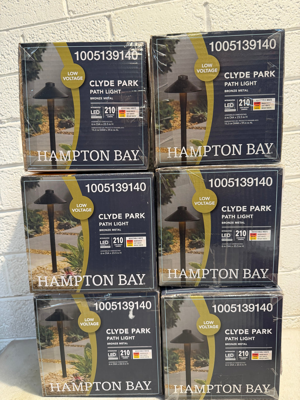LED Outdoor Landscape Weather Resistant Path Light (6-Pack)