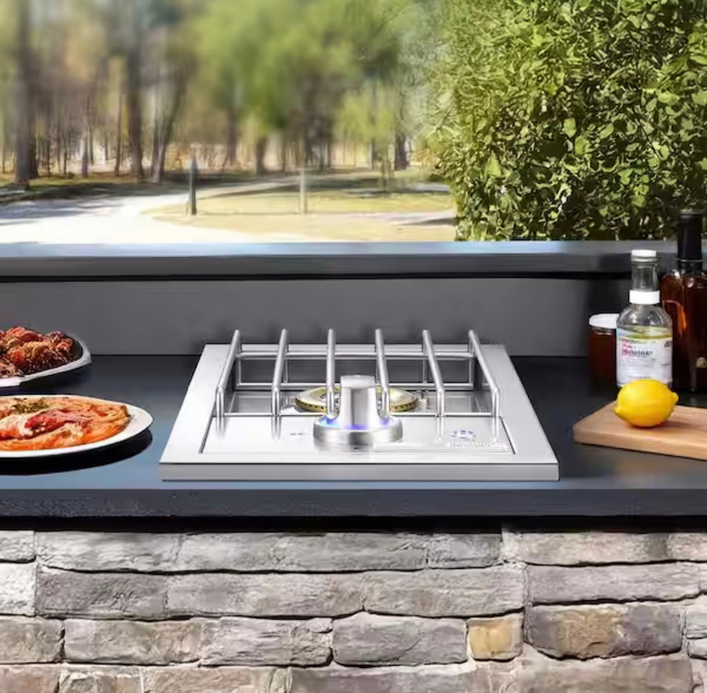 Stainless Steel Built-In 1- Side Burner