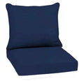 Outdoor Lounge Chair Cushion in Sapphire Blue Leala
