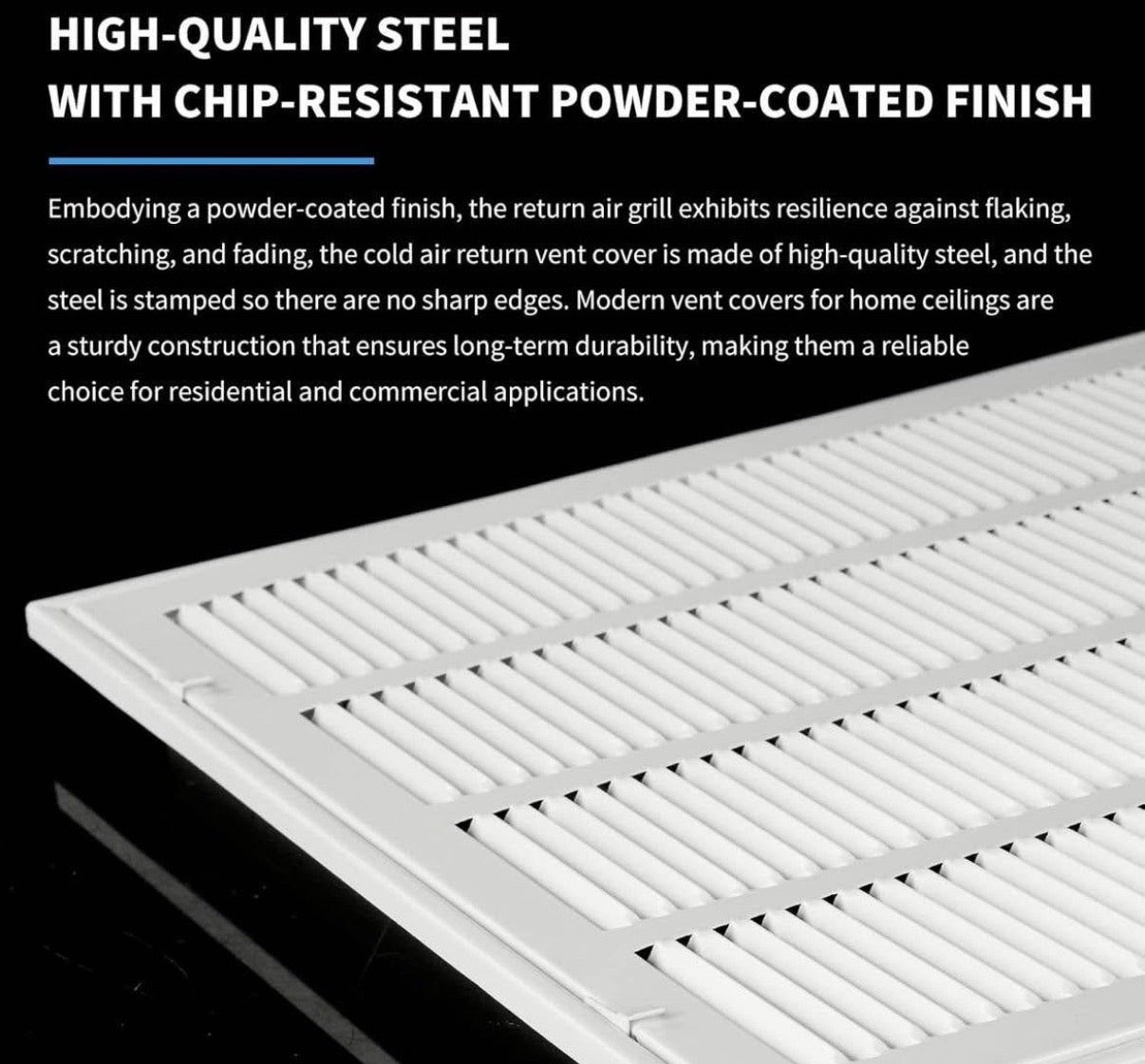 Return Vent Cover 30 X 12 [Duct Opening Size]