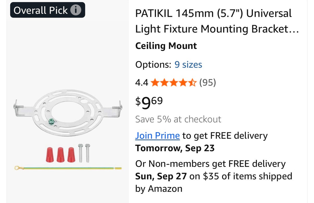 20 in. Indoor Ceiling Fan with LED Light (missing bracket mount)