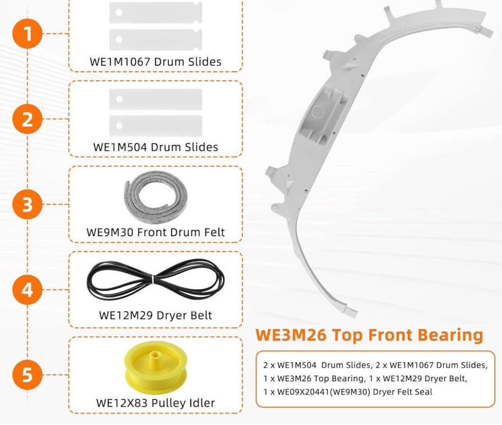 GE Dryer Bearing Kit WE49X20697