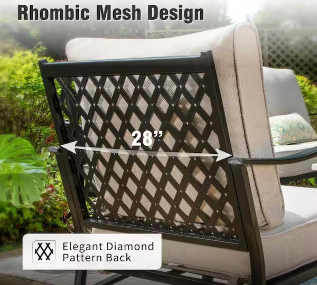 Outdoor Patio Motion Lounge Chairs (2-pack)