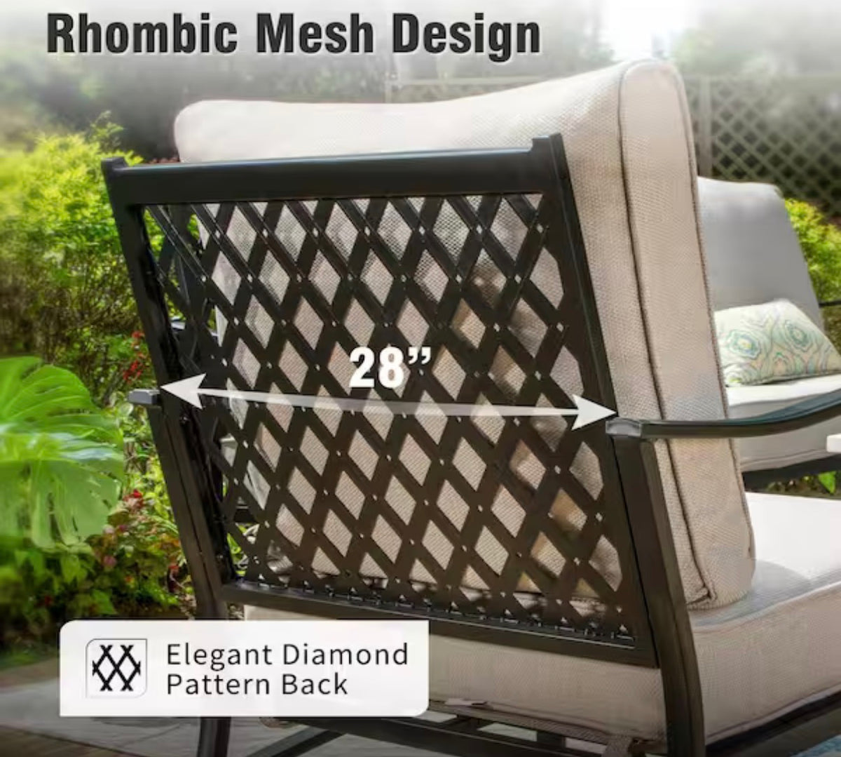 Outdoor Patio Motion Lounge Chairs (2-pack)