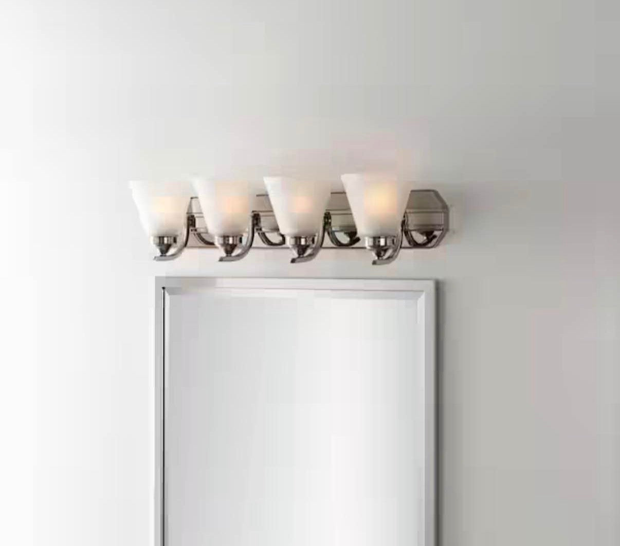 Tavish 30 in. 4-Light Brushed Nickel  vanity light