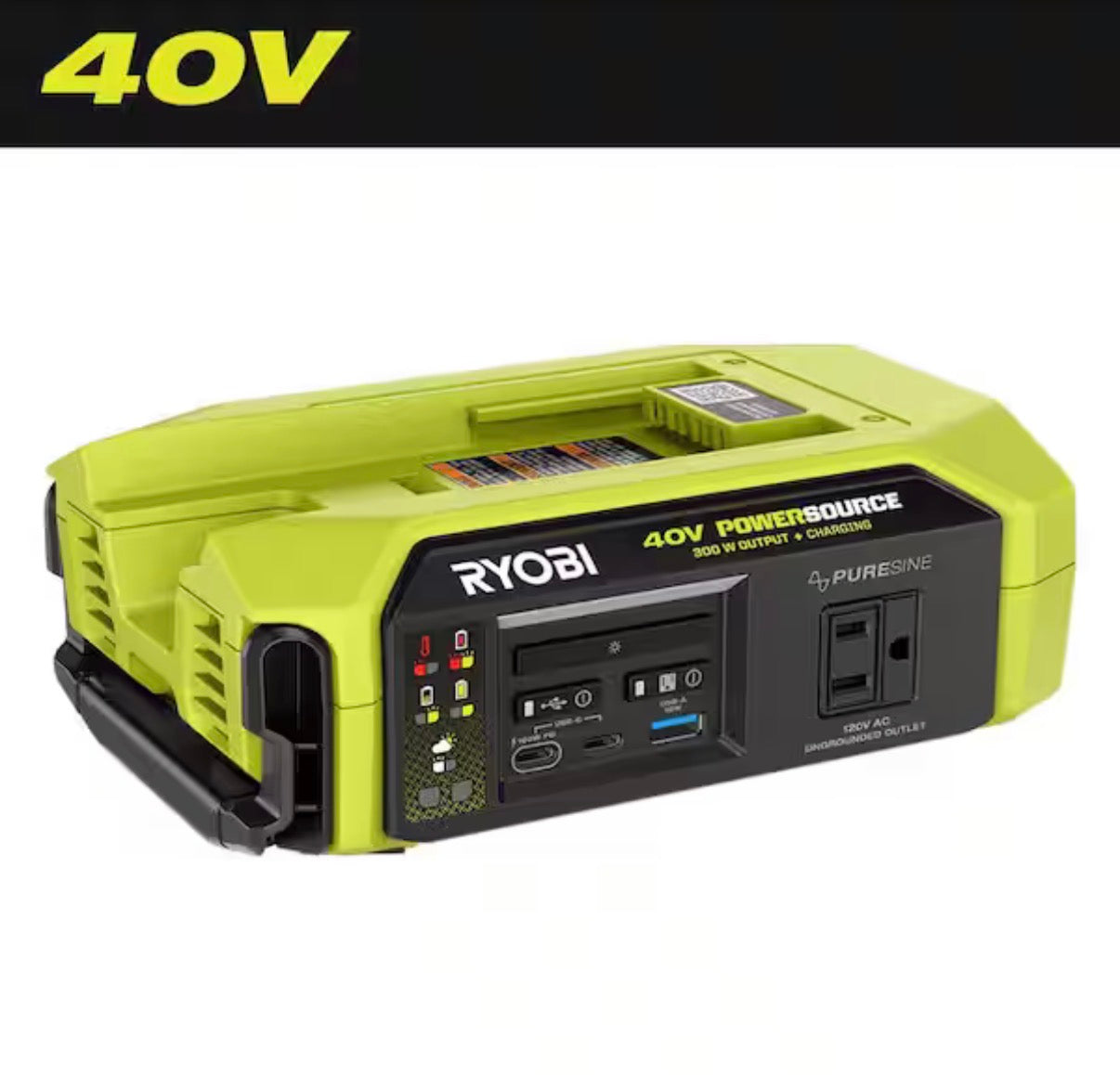 Portable 40V Battery Charger (Tool Only)