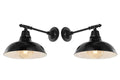 2-Pack Jonathan Y  Wallace Farmhouse Outdoor Sconces
