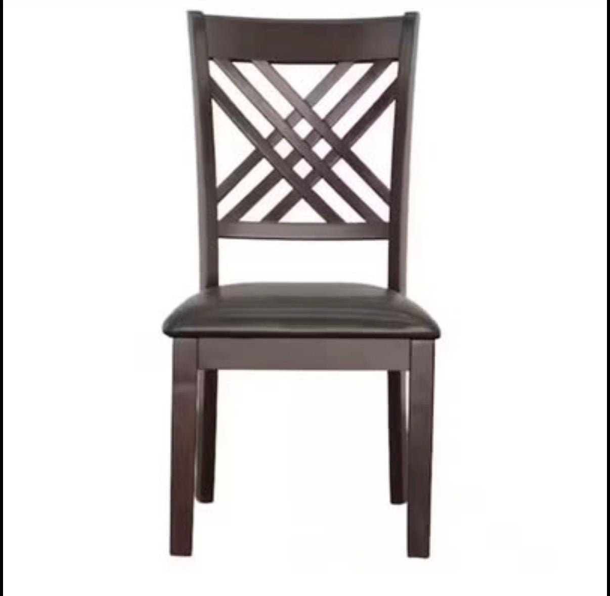 Adrian Espresso Side Chairs (Set of 8)