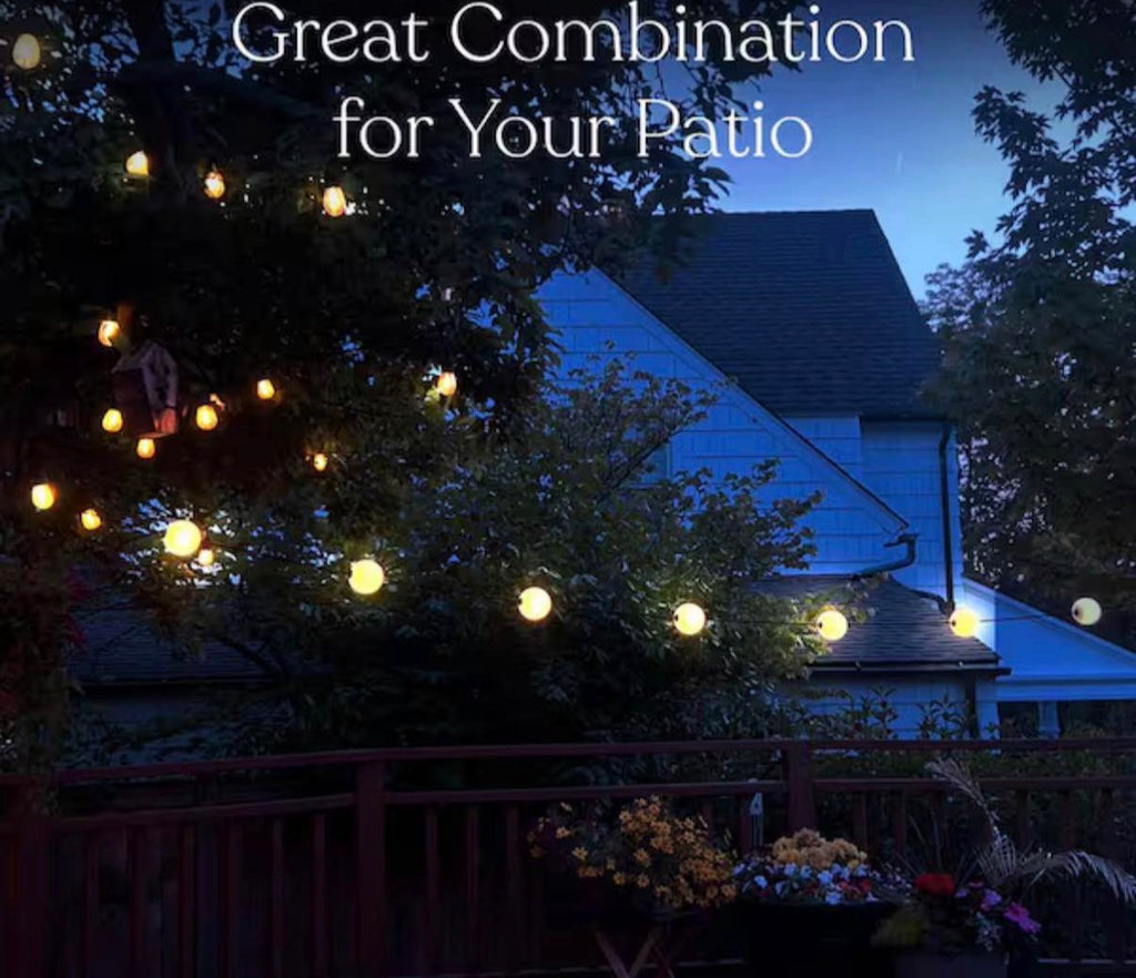 10-Light 28 ft Globe Bulb String Lights