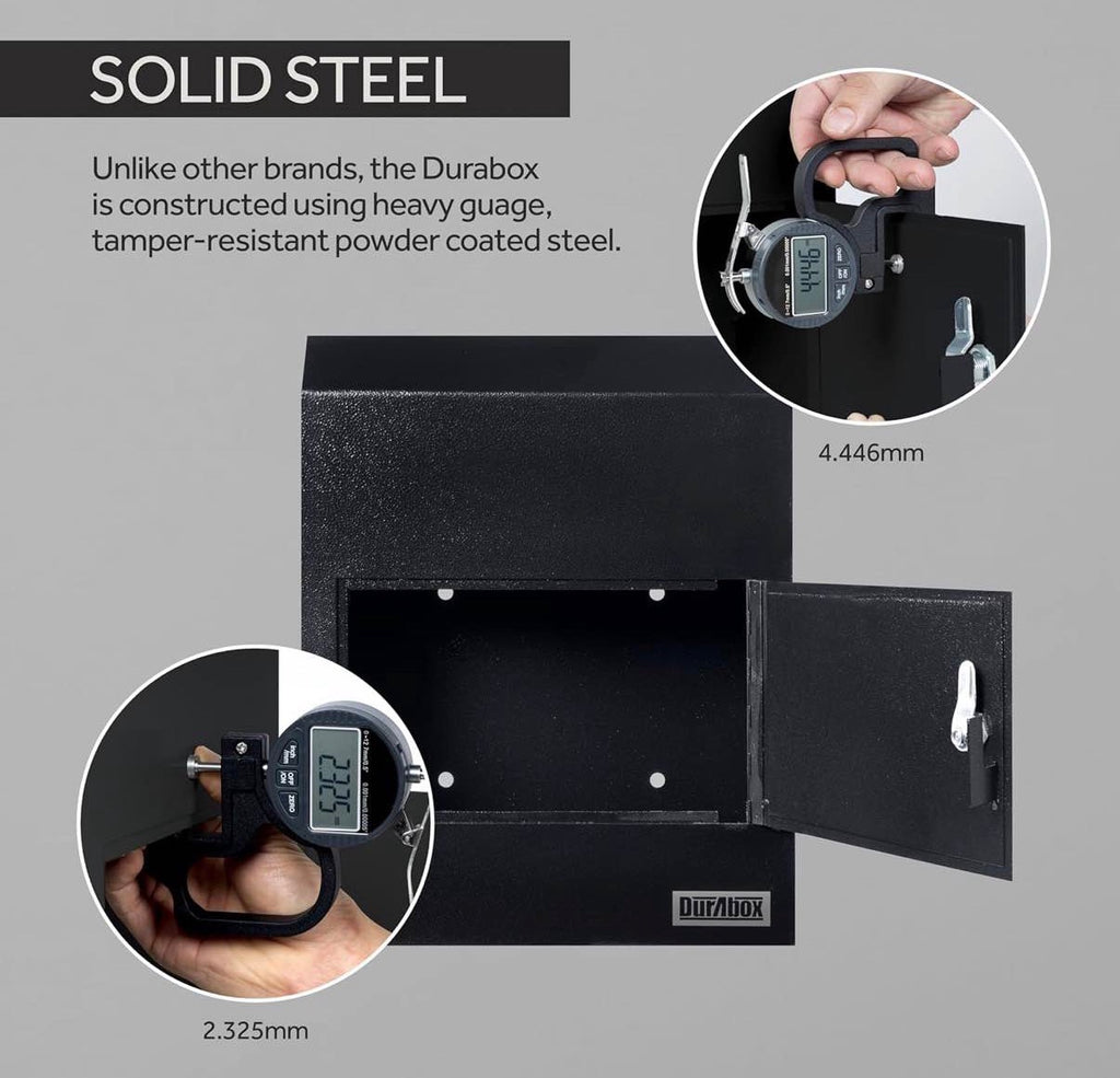Through-the-Door Drop Box Deposit Safe 12 x 6 x 15"
