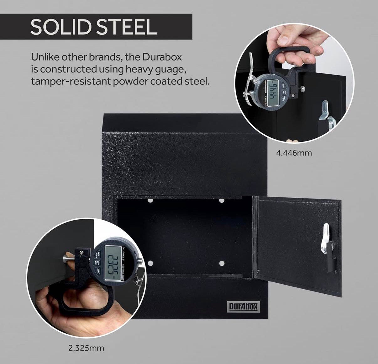 Through-the-Door Drop Box Deposit Safe 12 x 6 x 15"
