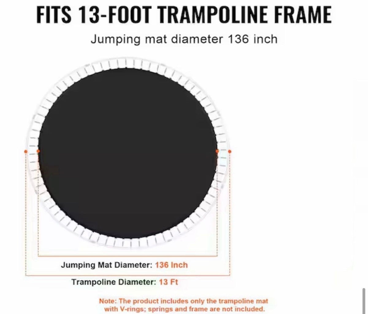 Replacement Trampoline Mat Fits 13ft. Frame