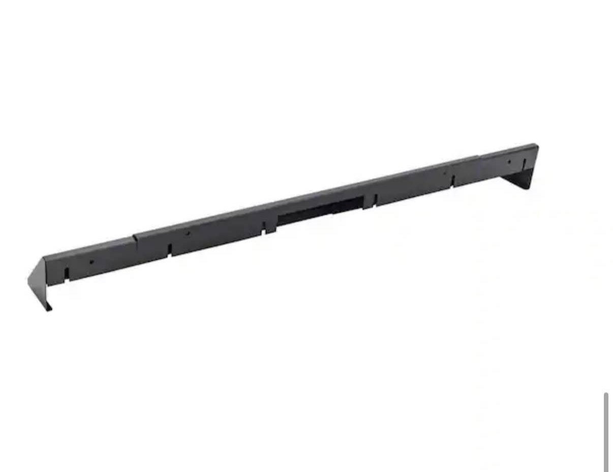 Black Adjustable Fireplace Vent Hood
