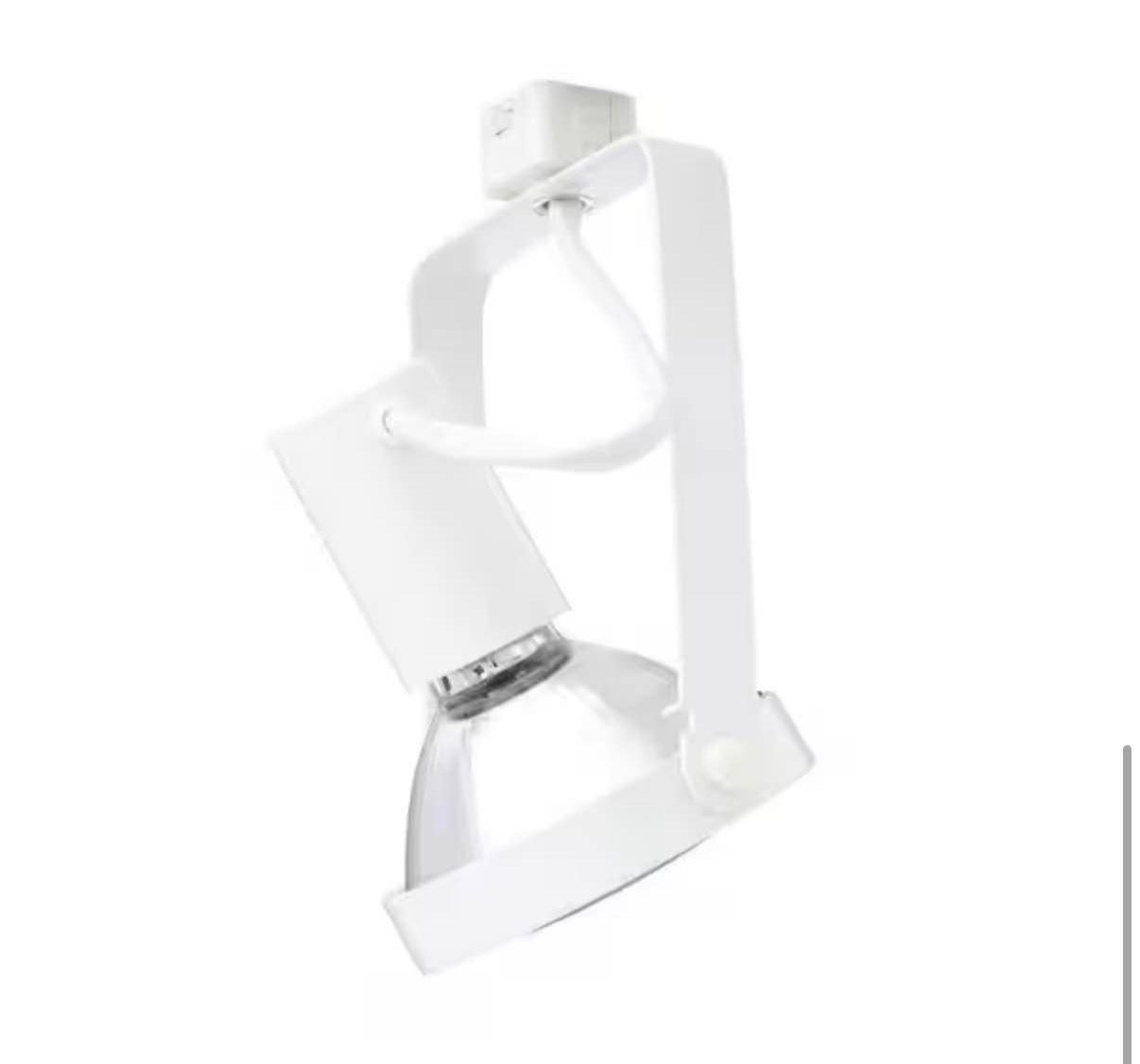 Trac-Lites White Open-Back Gimbal Light