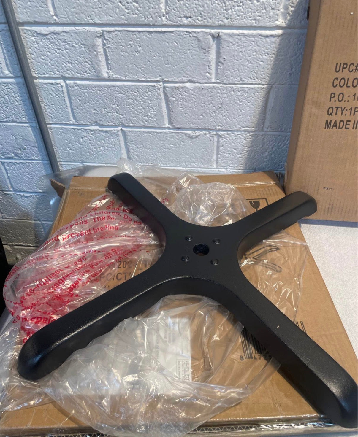 Restaurant Table Base 22"X22" Black