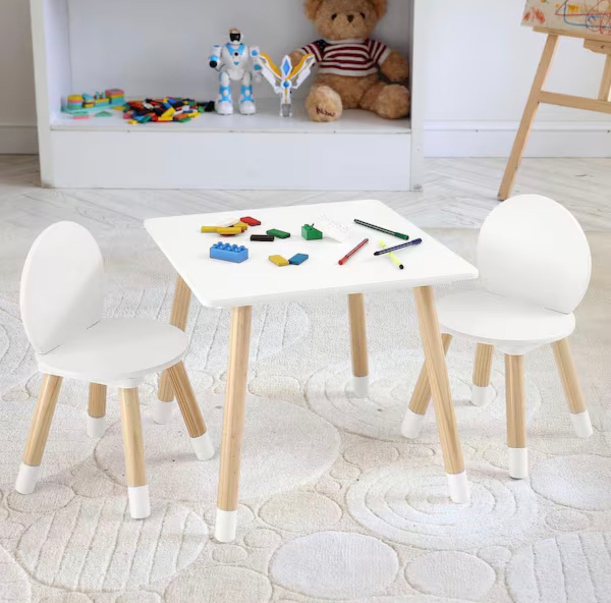 Kids Table and 2-Chairs Set