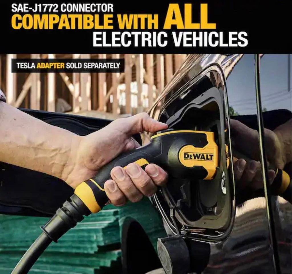 DEWALT Level-2 Portable Electric Vehicle EV Charger