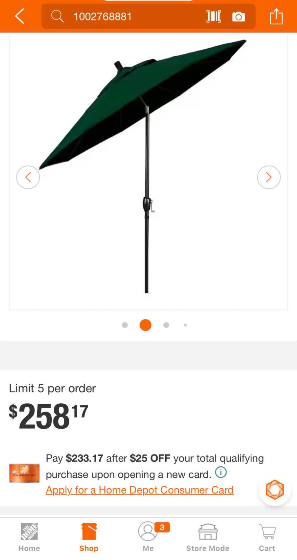9 ft. Forest Green California Umbrella