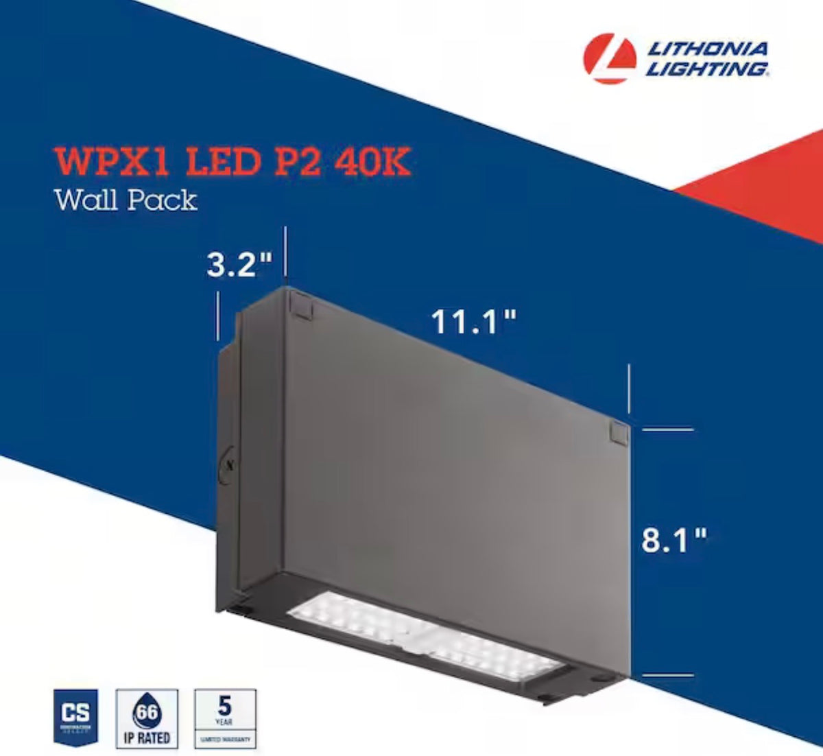 150- Watt Equivalent Integrated LED Bronze Wall Pack Light, 4000K (4 pack )