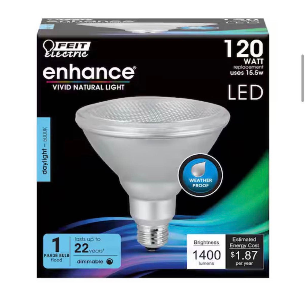 120-Watt LED Light Bulb Daylight  (12 Led Bulbs)