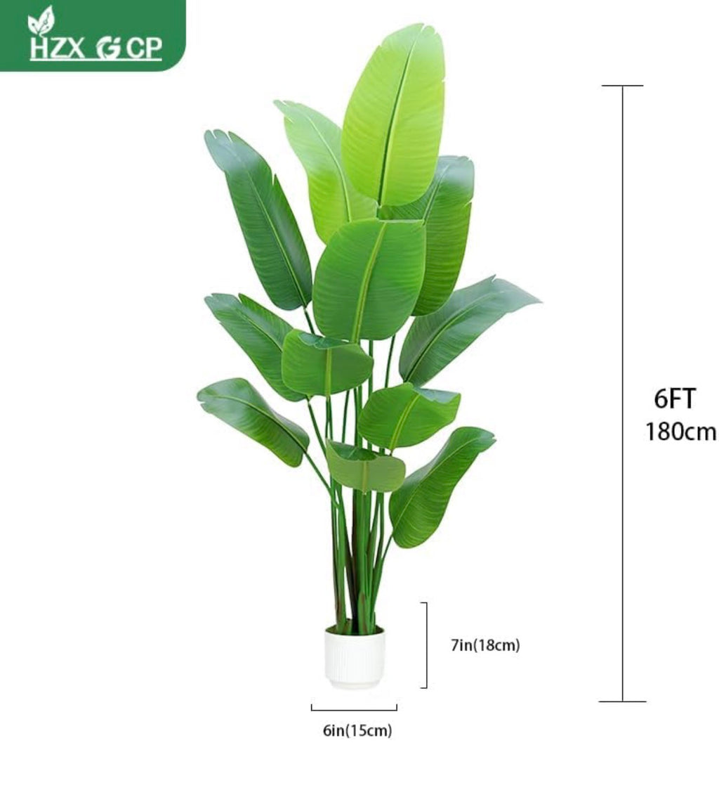 Bird of Paradise Plant Artificial 6ft
