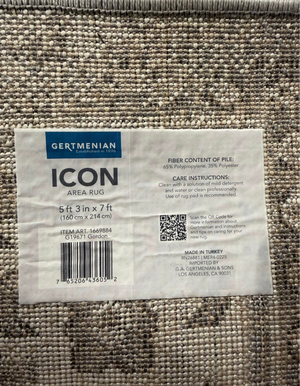 Icon Area Rug 5x7 ft