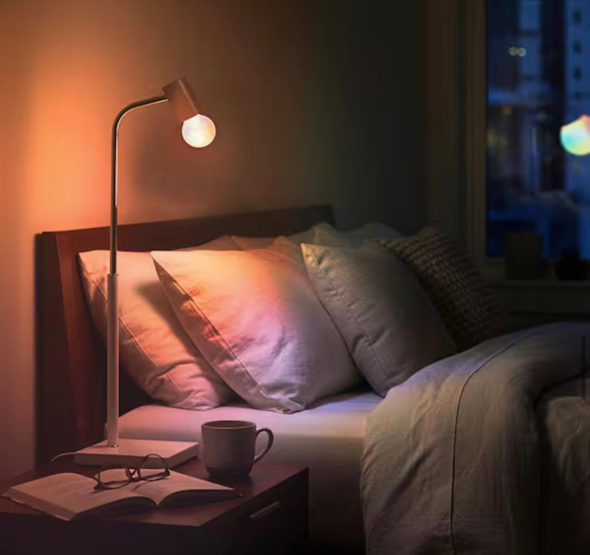 Smart  Color Changing LED Light Bulb with Voice Control