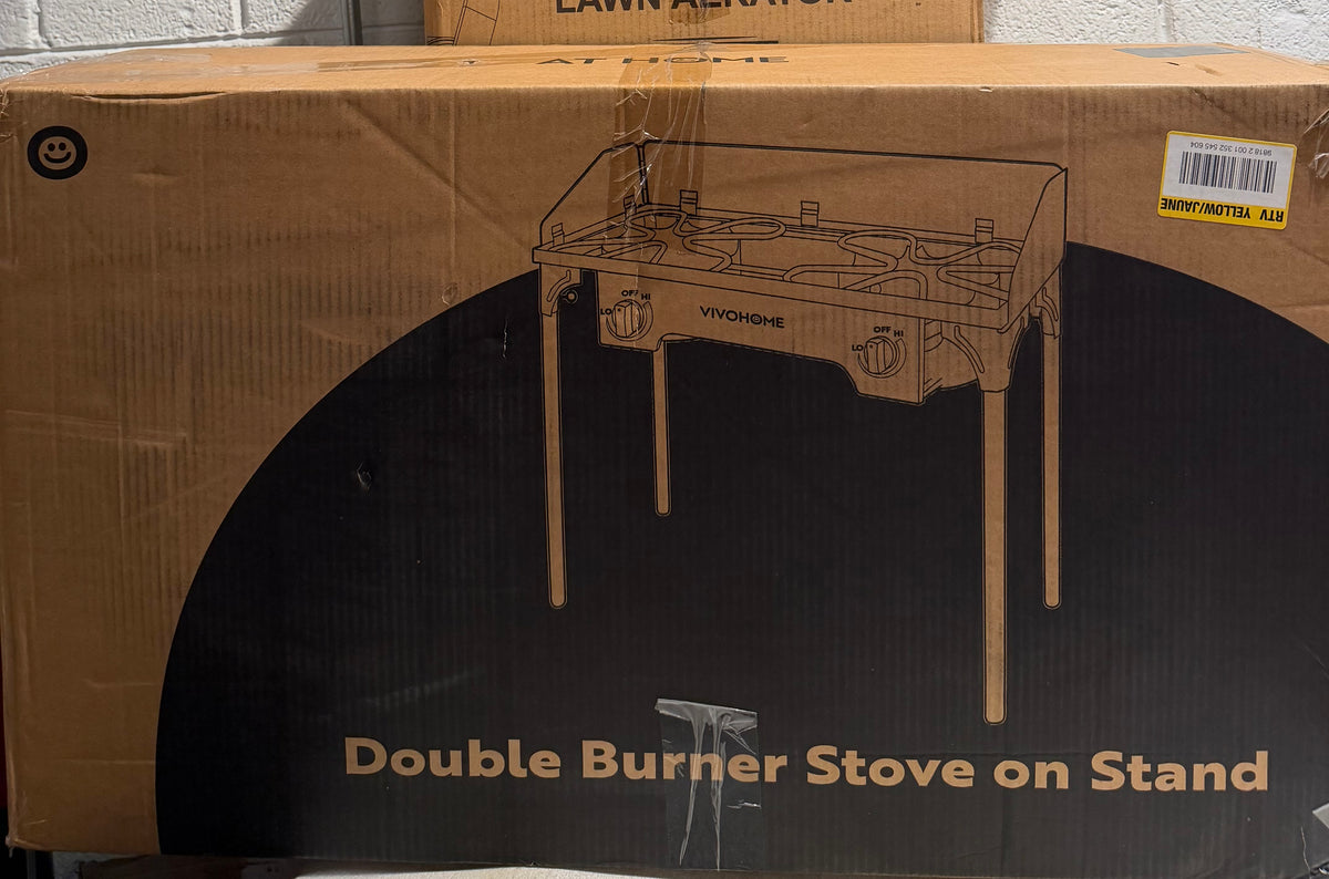 Outdoor Built-In Double Side Burner Stove