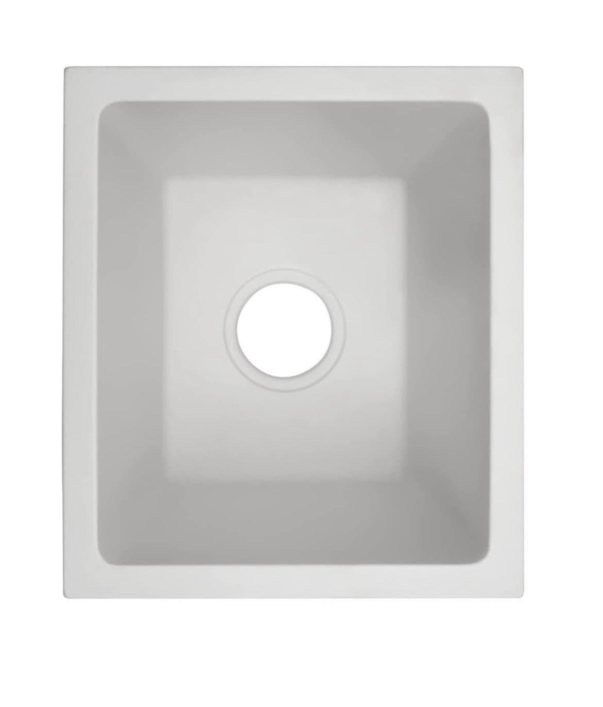 Small White Bar Sink 13×15 Inch