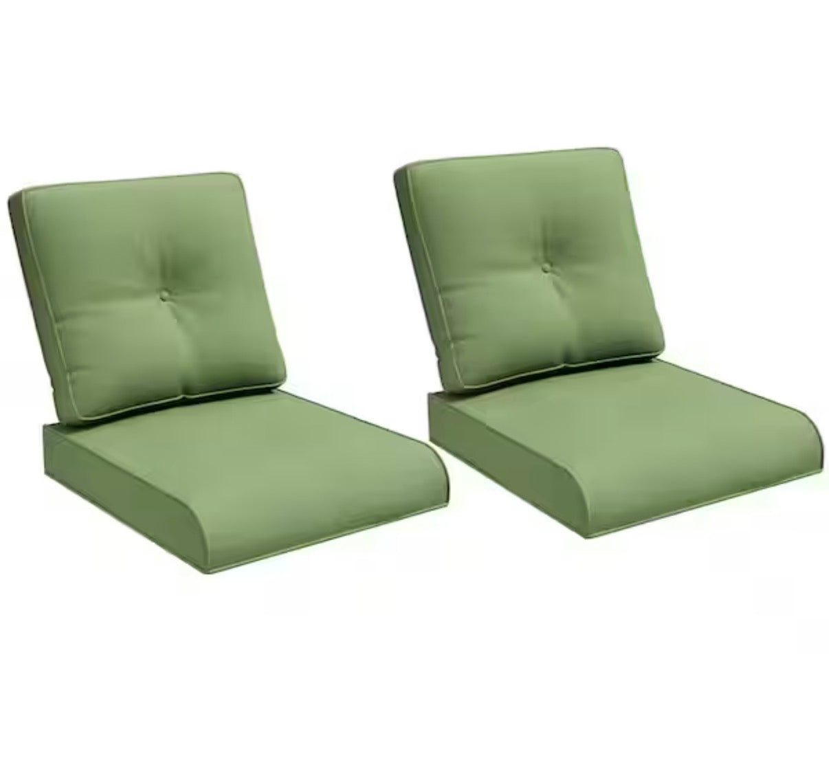 22 in. x 24 in. 2-Piece Outdoor Patio Replacement Cushion