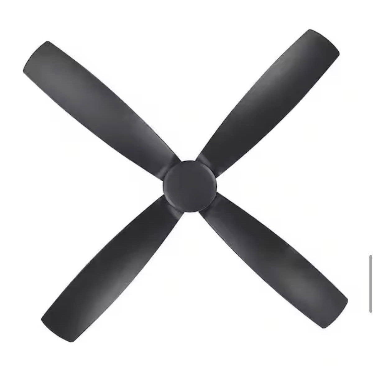 Kitteridge 52 in. Indoor/Outdoor Matte Black Ceiling Fan